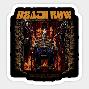 death row Sticker